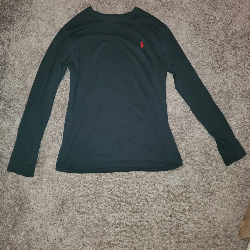 black long sleeve RL Polo shirt